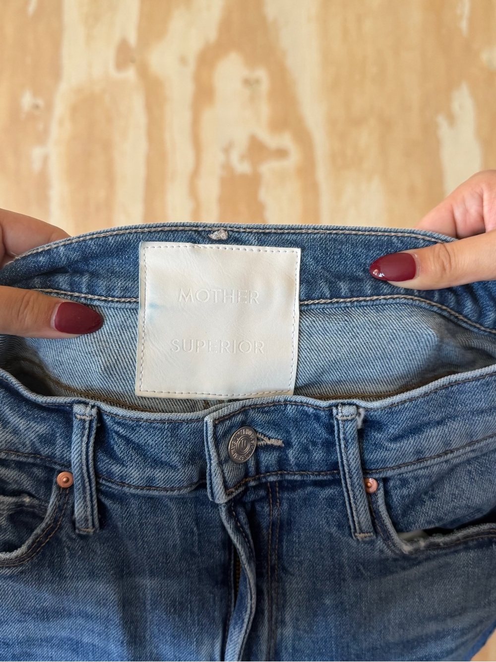 MOTHER The Dazzler Flood Mid rise Denim Jeans - Picture 7 of 13
